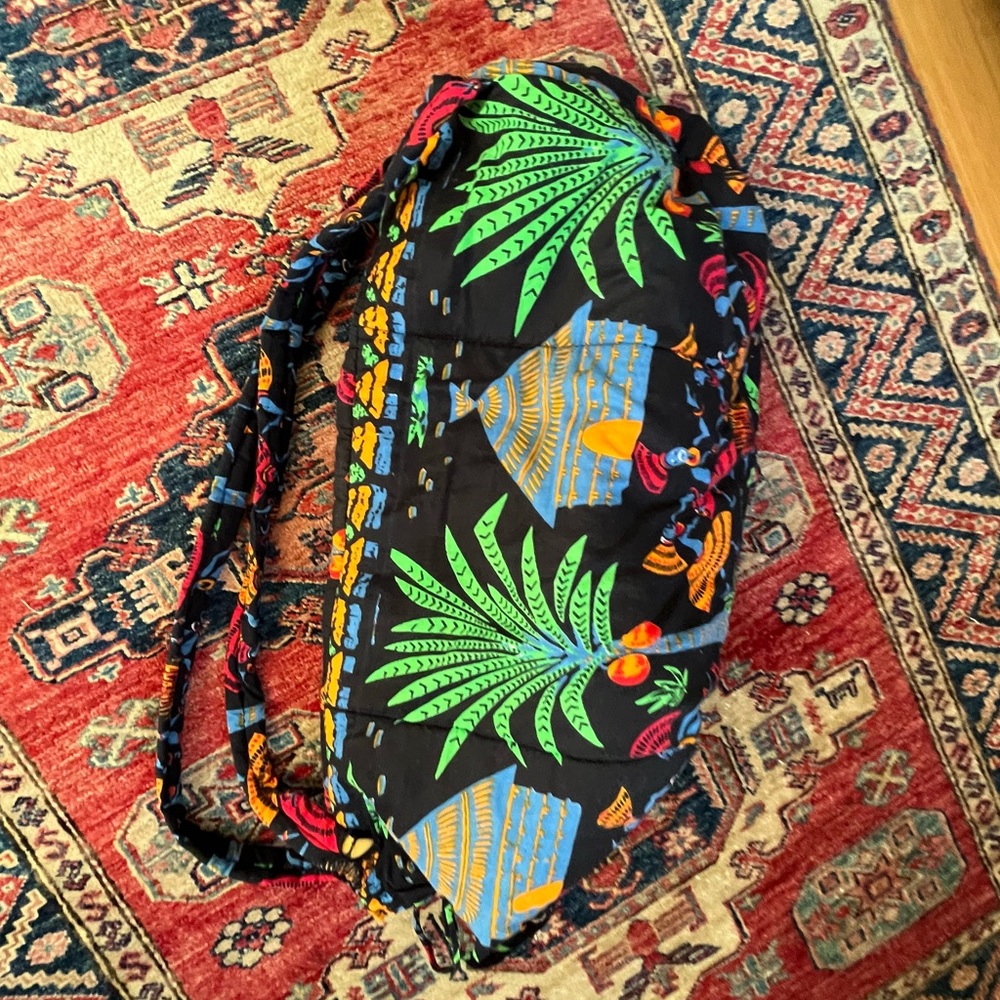 Batik Duffle Backpack